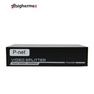 اسپلیتور 1 به 2 VGA پی نت 200MHZ مدل VGA-2002