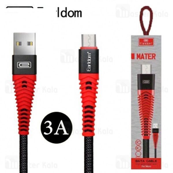 کابل شارژ میکرو یو اس بی ارلدام مدل EC-060M به طول 1 متر