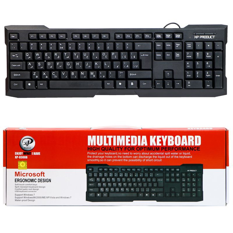کیبورد باسیم ایکس پی پروداکت مدل XP-8300