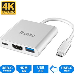 تبدیل TYPE-C به HDMI  و USB3 پی نت
