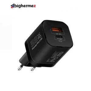 شارژر دیواری 33W پرومیت مدل POWERPORT-33.BLK.EU
