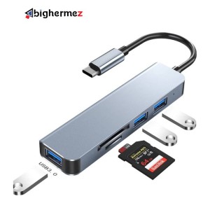 هاب 6 پورت USB3.1 تایپ سی پی نت مدل T-3625