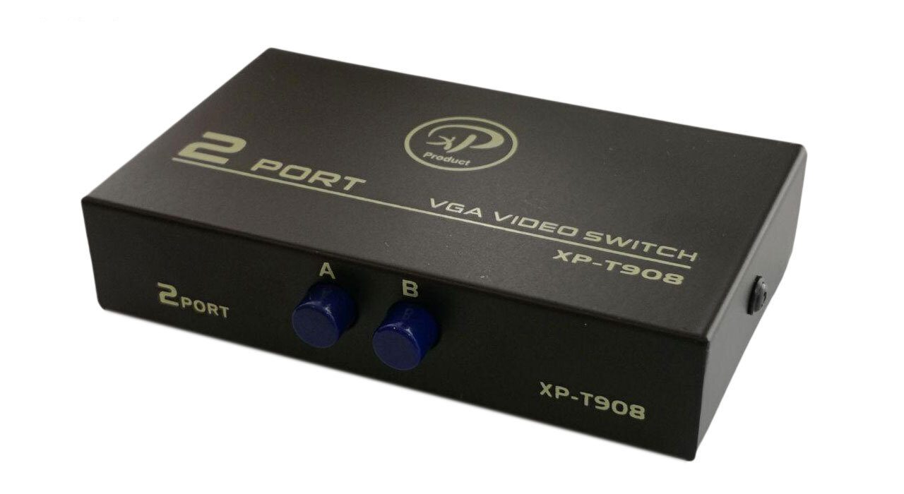 سوئیچ دستی 2 پورت VGA  ایکس پی پروداکت مدل XP-T908