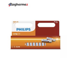باتری قلمی 12 تایی معمولی فیلیپس مدل R6L12B/97