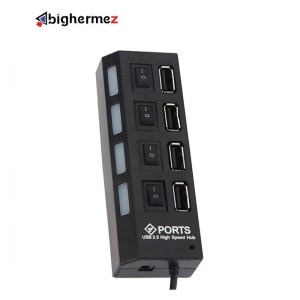 هاب 4پورت  کلیددار مدل HI-SPEED