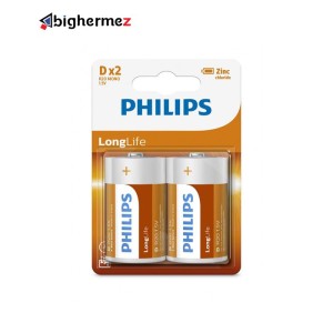 باتری بزرگ 2 عددی سایز D  فیلیپس معمولی مدل R20L2B/97