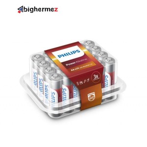 باتری قلم 24 عددی پاور آلکالاین فیلیپس مدل LR6P24P/97