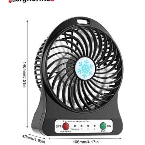 پنکه رومیزی شارژی مدل Portable