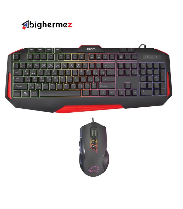 کیبورد و ماوس باسیم مخصوص بازی تسکو مدل TKM 8205G