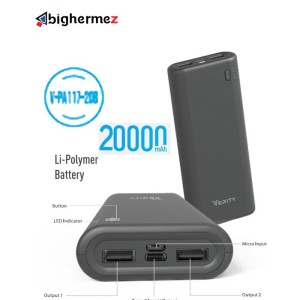 پاور بانک وریتی مدل V-PA-117-20B به ظرفیت 20000 MAH