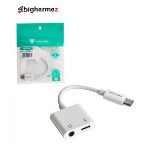 کابل تبدیل تایپ سی به جک 3.5 میلی متری (Type-c To Type-c &Aux) تکنیکس مدل ADT-114