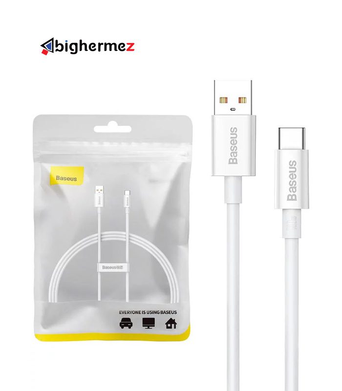 کابل شارژ TYPE-C باسئوس مدل BA-P10320102214-01 به طول 1 متر