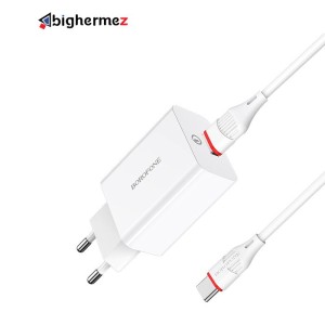 شارژر دیواری همراه با کابل شارژ TYPE-C بروفون مدل BA21A