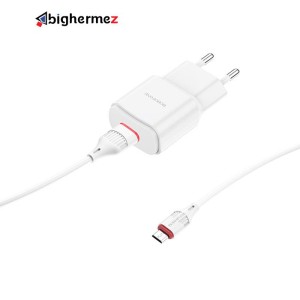شارژر دیواری بهمراه کابل شارژ میکرو یو اس بی بروفون مدل BA48A