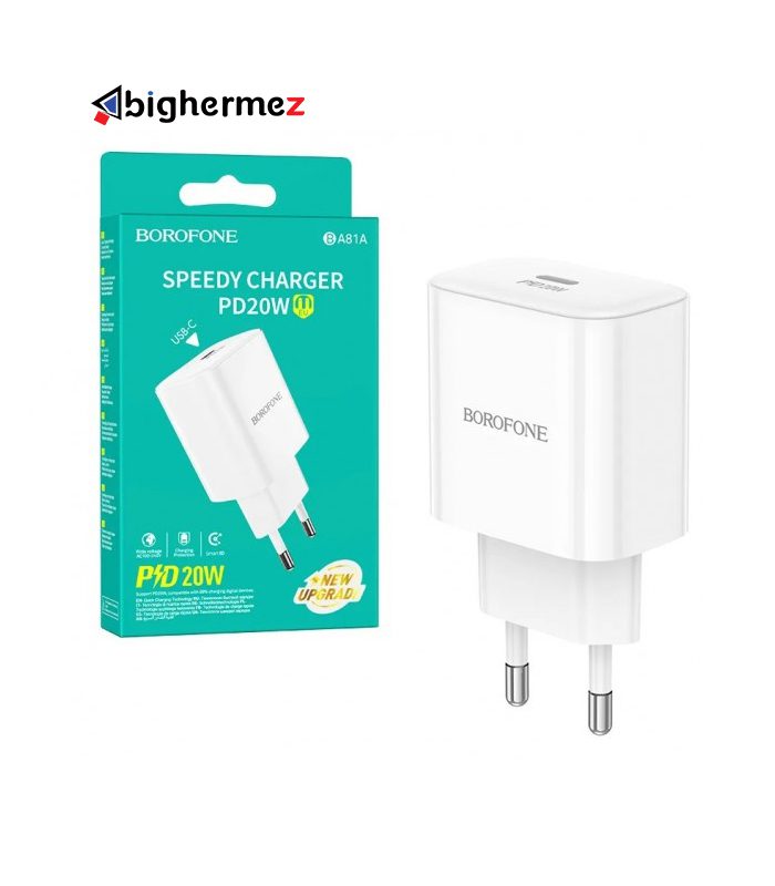 شارژر دیواری PD 20W بروفون مدل BA81A