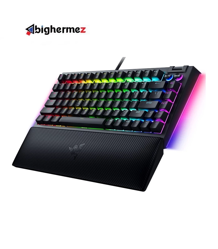 کیبورد باسیم مخصوص بازی ریزر مدل BLACKWIDOW V4 75%