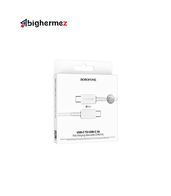 کابل شارژ دوسر TYPE-C بروفون مدل BX69 100W به طول 1 متر