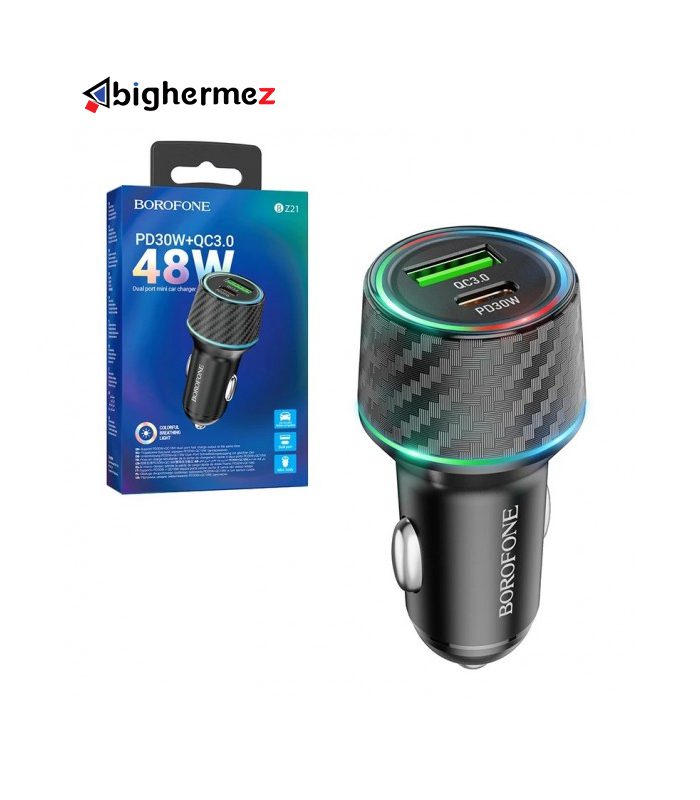 شارژر فندکی 48W برفون مدل BZ21