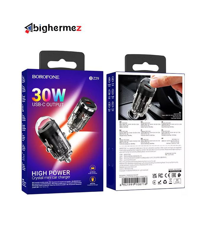 شارژر فندکی 30W برفون مدل BZ29