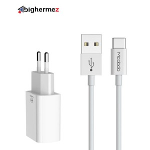 شارژر دیواری مک دودو مدل CH-6721 به همراه کابل شارژ TYPE-C