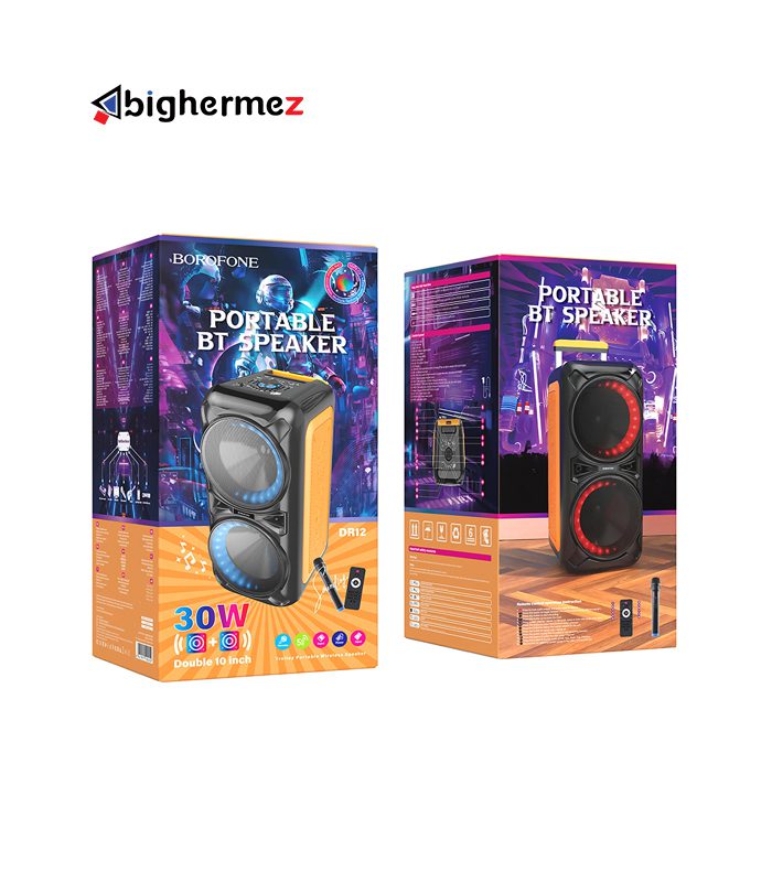 اسپیکر بلوتوث قابل حمل بروفون مدل DR12