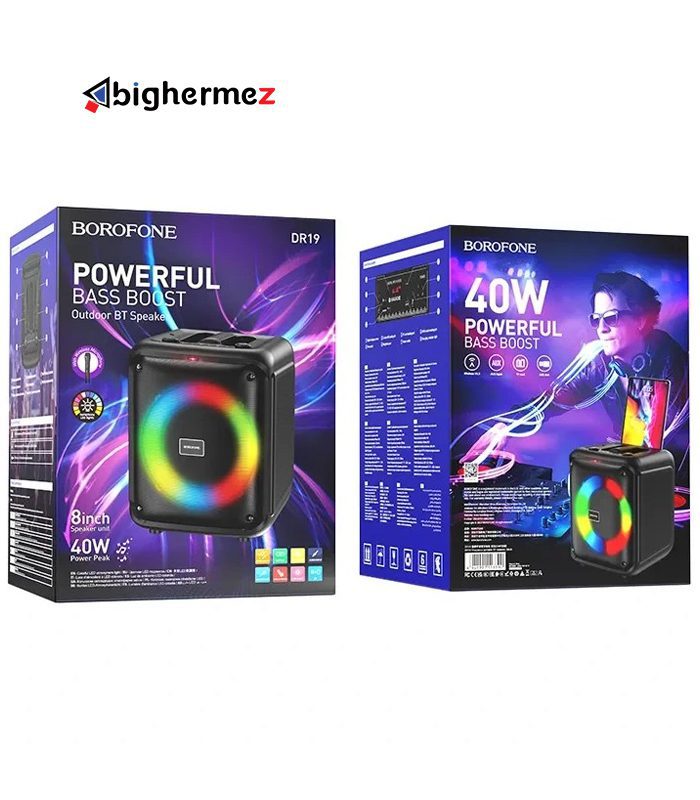 اسپیکر بلوتوث قابل حمل بروفون مدل DR19 40W