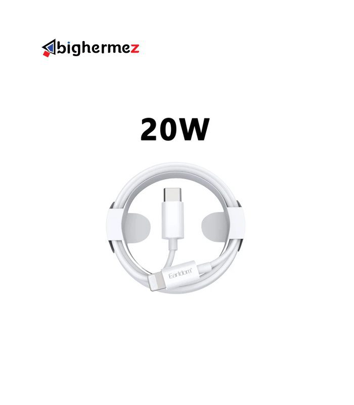 کابل شارژ لایتنینگ ارلدام مدل EC-166i PD20W طول 1 متر