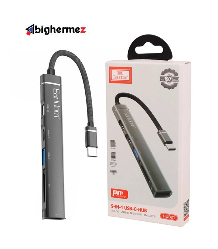 هاب 5 پورت Type-C ارلدام مدل ET-HUB21