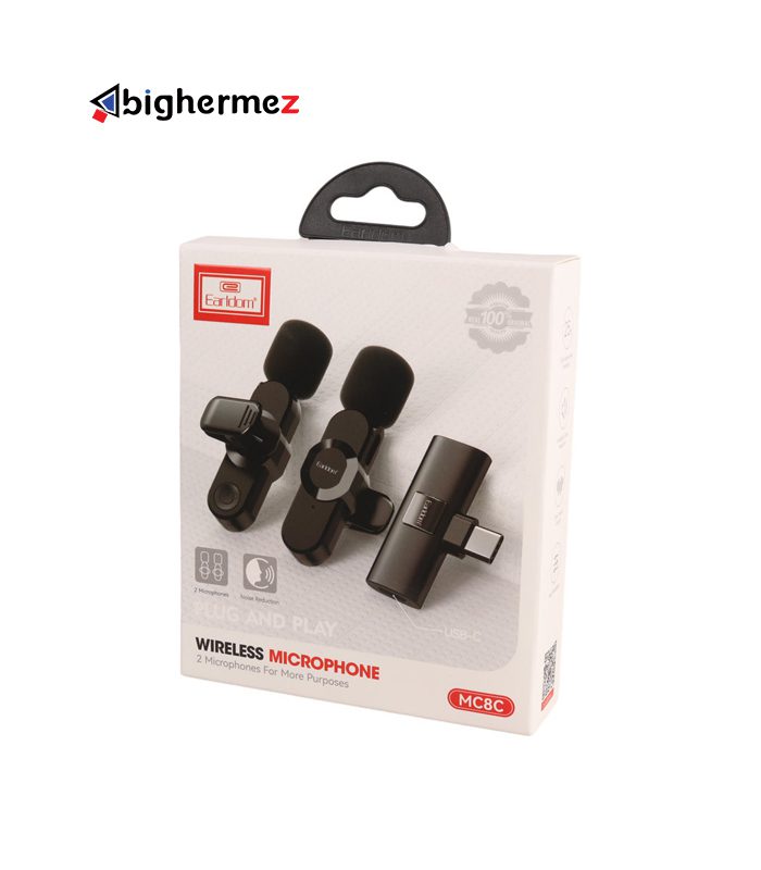 میکروفون یقه ای دو کاربره TYPE-C بیسیم ET-MC8C