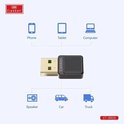 دانگل بلوتوث ارلدام مدل ET-BR09