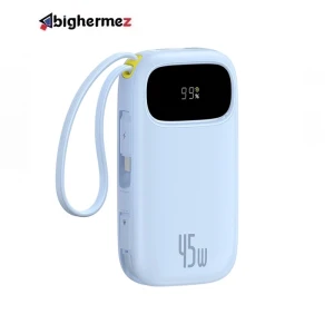 پاوربانک بیسوس مدل QPow 3 45W ظرفیت 10000mAh - آبی