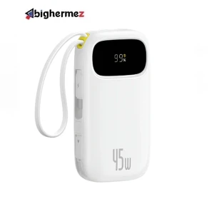 پاوربانک بیسوس مدل QPow 3 45W ظرفیت 10000mAh - سفید