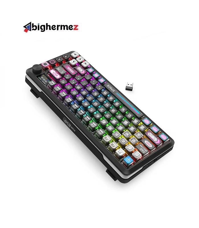 کیبورد بی سیم گیمینگ ردراگون مدل FLEKACT K708 MC PRO RGB