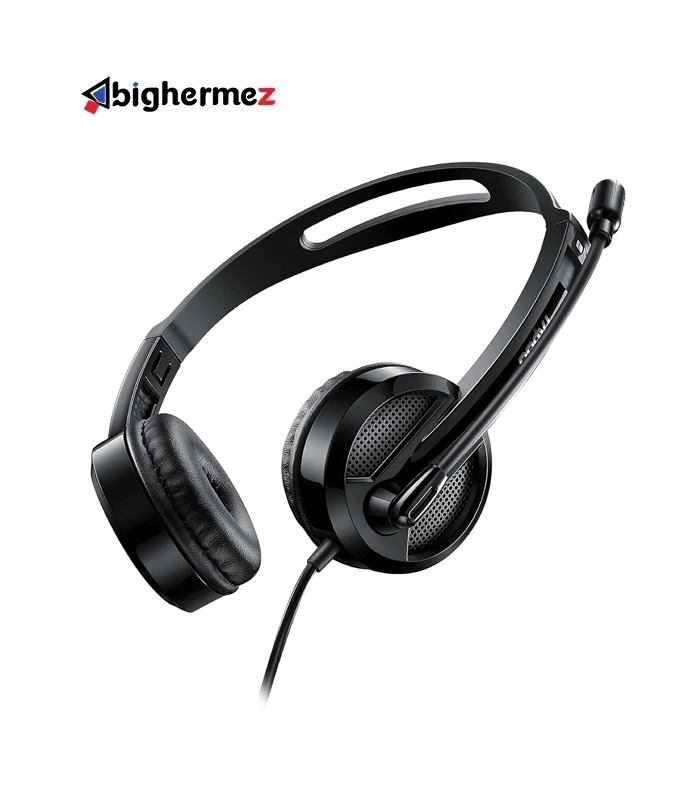 هدفون با سیم رپو مدل H120 Wired Stereo Headset