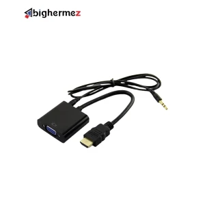 تبدیل تصویر HDMI به VGA کنسولی پی نت به همراه کابل صدا