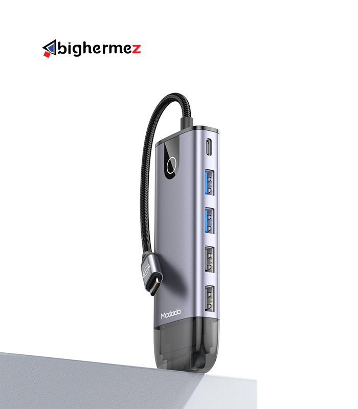 هاب 10 پورت TYPE-C مک دودو مدل HU-7420