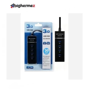 هاب 4 پورت USB3.0 سوپراسپید 30 سانتی متر مدل 1055