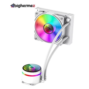خنک کننده مایع پردازنده گیم مکس مدل IceBurg 120 Infinity White