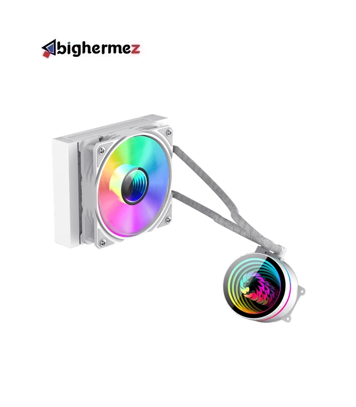 خنک کننده مایع پردازنده گیم مکس مدل IceBurg 120 Infinity White