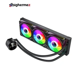 خنک کننده مایع پردازنده گیم مکس IceBurg 360 Digital Black