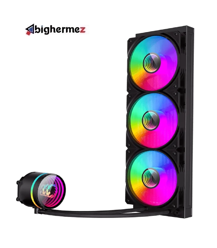 خنک کننده مایع پردازنده گیم مکس مدل IceBurg 360 Infinity Black