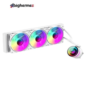 خنک کننده مایع پردازنده گیم مکس مدل IceBurg 360 Infinity White