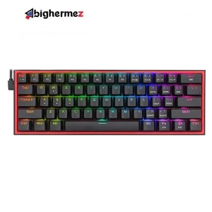 کیبورد باسیم مکانیکال گیمینگ ردراگون مدل K617 FIZZ RGB BLACK