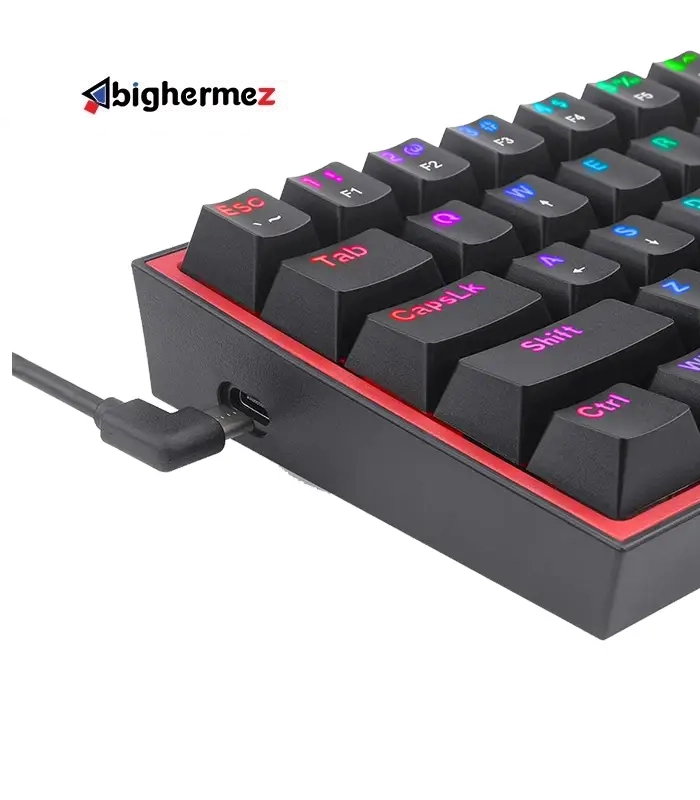 کیبورد باسیم مکانیکال گیمینگ ردراگون مدل K617 FIZZ RGB BLACK
