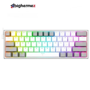 کیبورد باسیم مکانیکال گیمینگ ردراگون مدل K617 FIZZ RGB WG