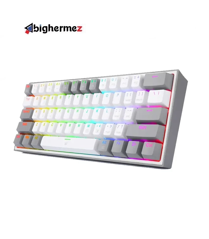 کیبورد باسیم مکانیکال گیمینگ ردراگون مدل K617 FIZZ RGB WG