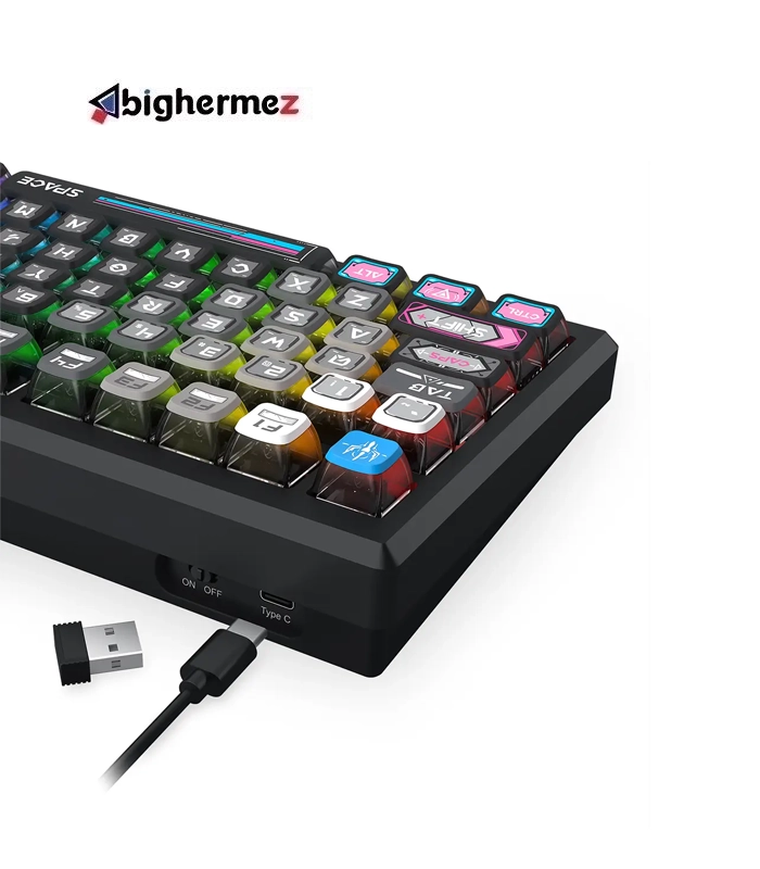 کیبورد بیسیم مکانیکال گیمینگ ردراگون مدل K732MC RGB PRO