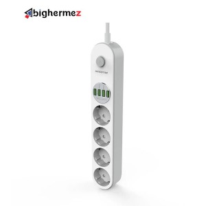 چند راهی برق 4 خانه و USB کینگ استار مدل KPS5120