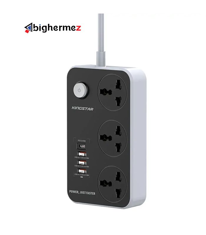 چند راهی برق کینگ استار مدل KPS5145PD