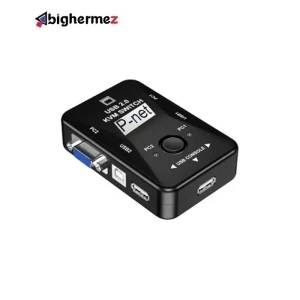 سوئیچ 2 پورت KVM VGA پی نت دستی مدل KM-2